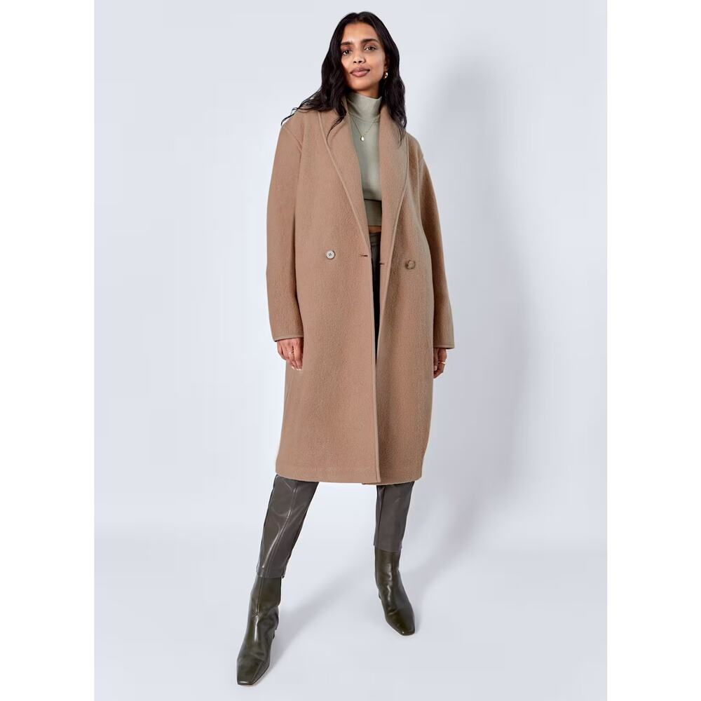 BABATON WILFRED FREE Charlize Jacket wool shawl-collar Gold Camel Medium M